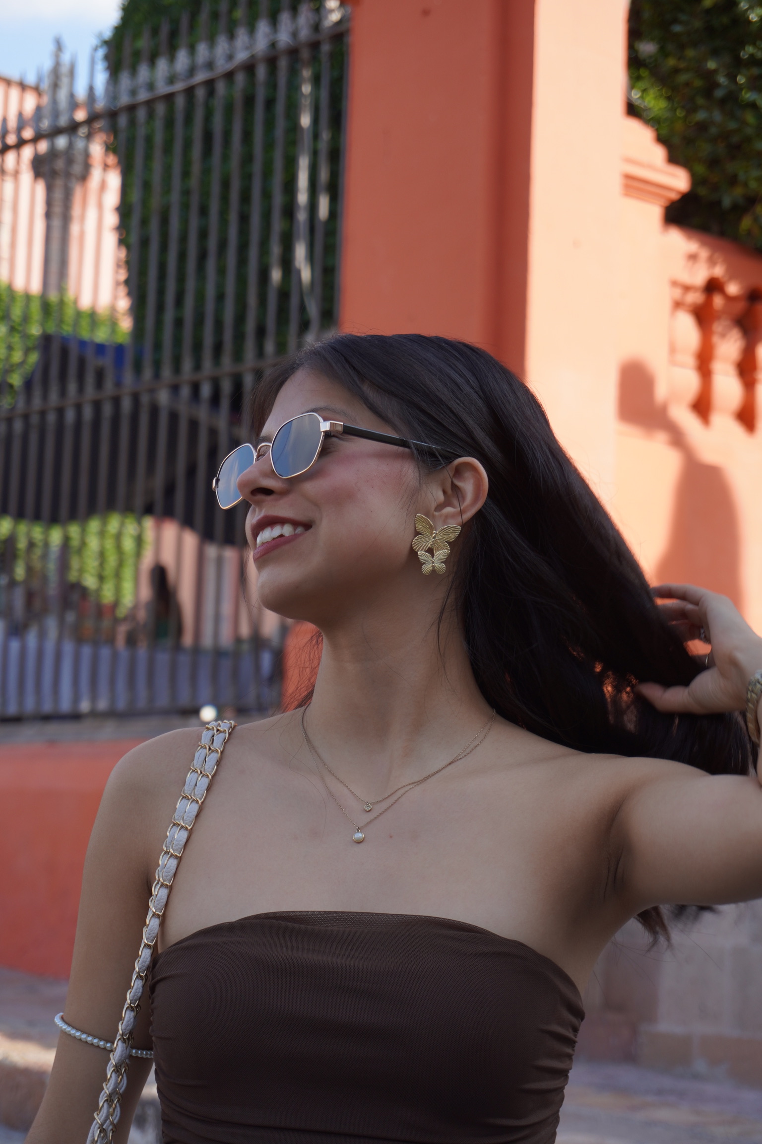 Citlali Martinez en sesión editorial de modelo comercial para campaña de marca